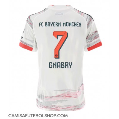 Camisa de time de futebol Bayern Munich Serge Gnabry #7 Replicas 2º Equipamento Feminina 2025-26 Manga Curta Camisa de time de futebol Bayern Munich Serge Gnabry #7 Replicas 2º Equipamento Feminina 2025-26 Manga Curta